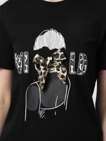 Футболка Only модель 15348458_Black Wild Футболка Only модель 15348458_Black Wild Фото