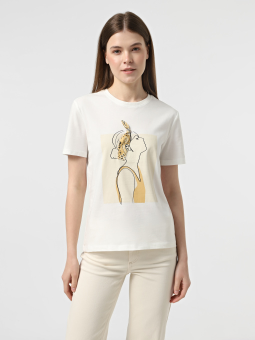 Футболка Only модель 15348458_Cloud Dancer Bandana Фото