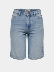 Джинсовые шорты Only модель 15256709_Light Blue Denim Джинсовые шорты Only модель 15256709_Light Blue Denim Фото