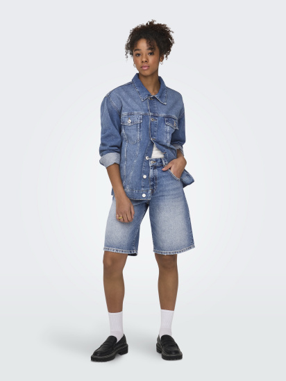 Шорти джинсові Only модель 15340976_Medium Blue Denim — фото 3 - INTERTOP