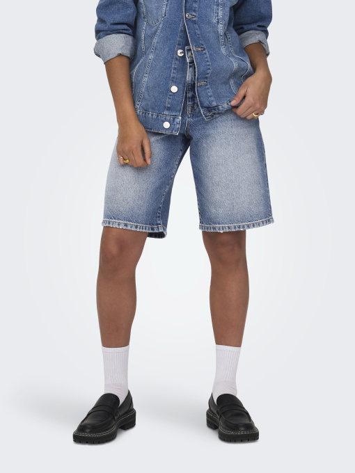 Джинсові шорти Only модель 15340976_Medium Blue Denim Фото