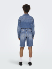 Джинсовые шорты Only модель 15340976_Medium Blue Denim Джинсовые шорты Only модель 15340976_Medium Blue Denim Фото