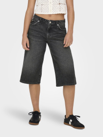 Джинсовые шорты Only модель 15344297_Black Denim Джинсовые шорты Only модель 15344297_Black Denim Фото