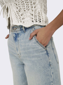 Джинсовые шорты Only модель 15344302_Medium Blue Denim Джинсовые шорты Only модель 15344302_Medium Blue Denim Фото