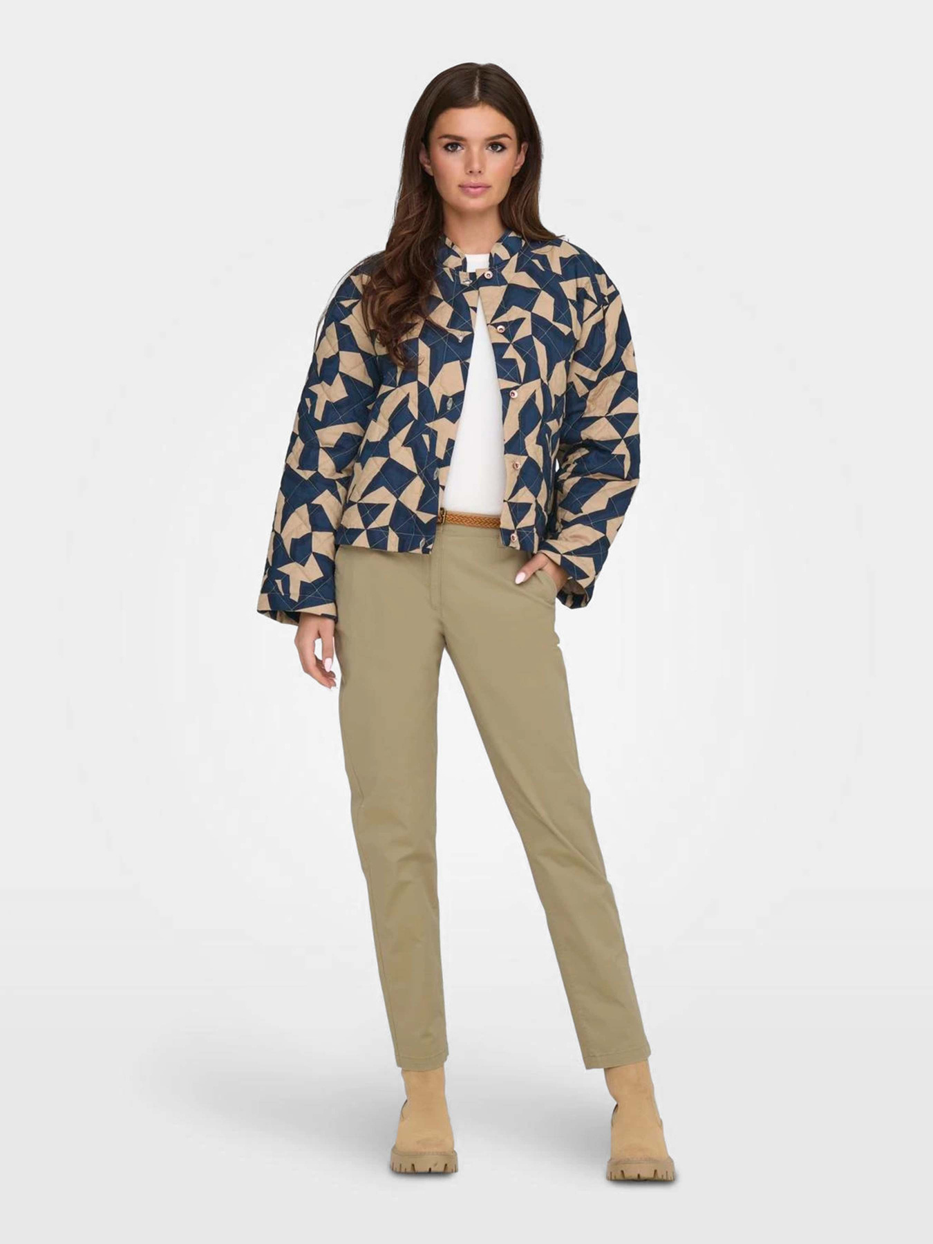 Брюки классические JDY модель 15311897_Travertine Фото