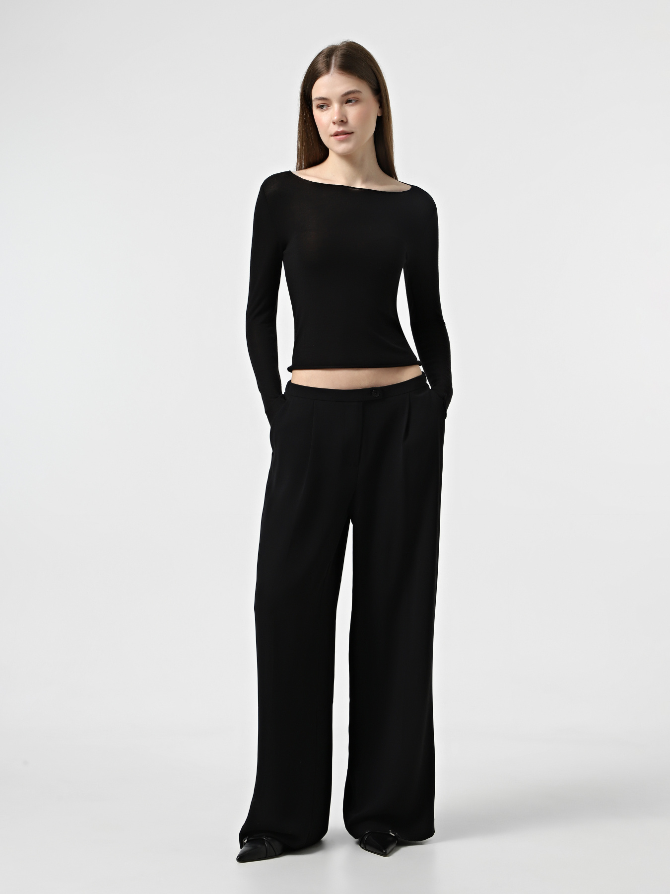 Повседневные штаны Only модель 15338347_Black Фото