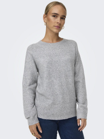 Джемпер Only модель 15204279_Light Grey Melange Фото