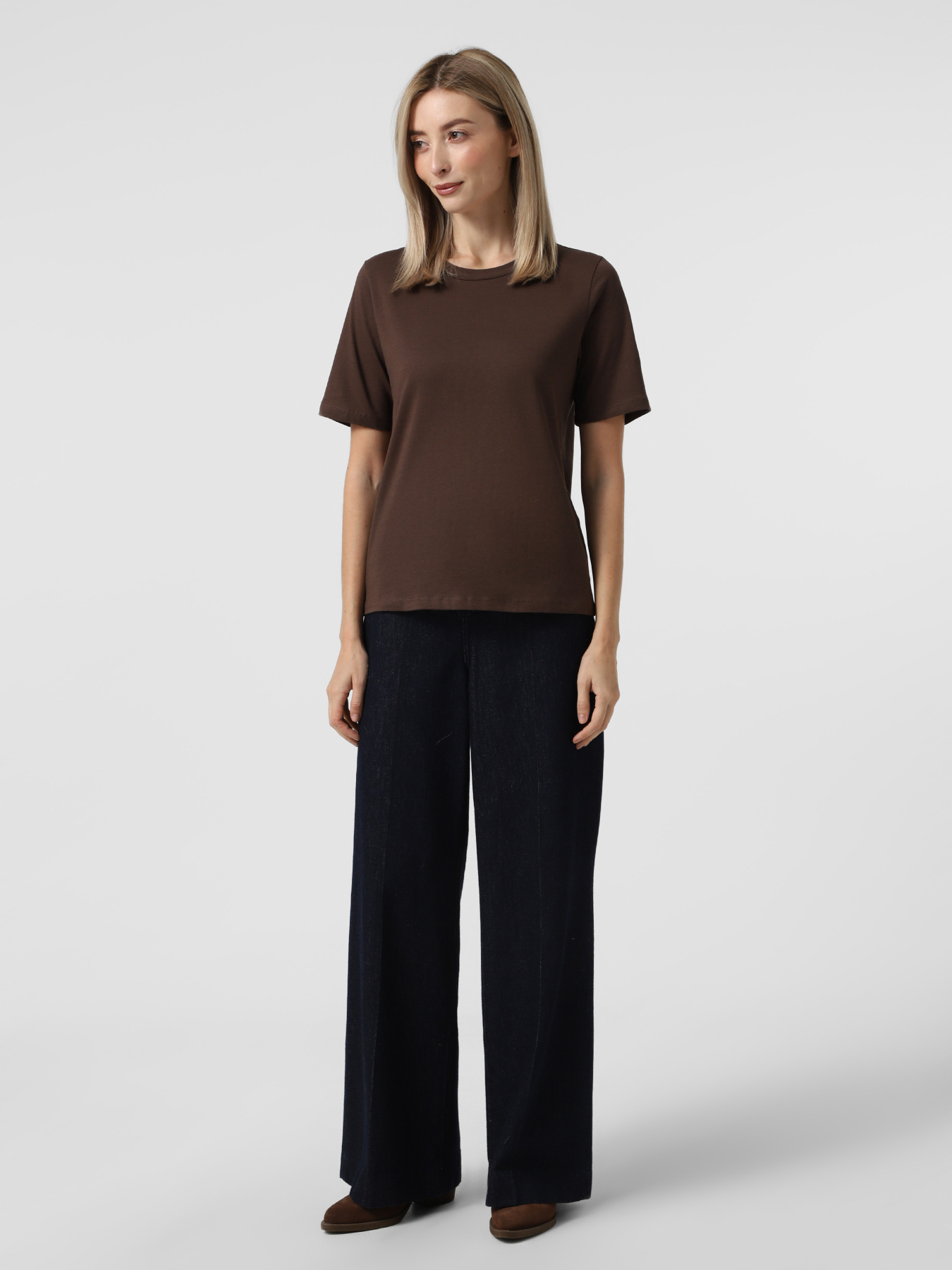 Футболка Only модель 15270390_Seal Brown Фото