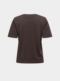 Футболка Only модель 15270390_Seal Brown Фото