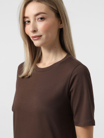 Футболка Only модель 15270390_Seal Brown Фото