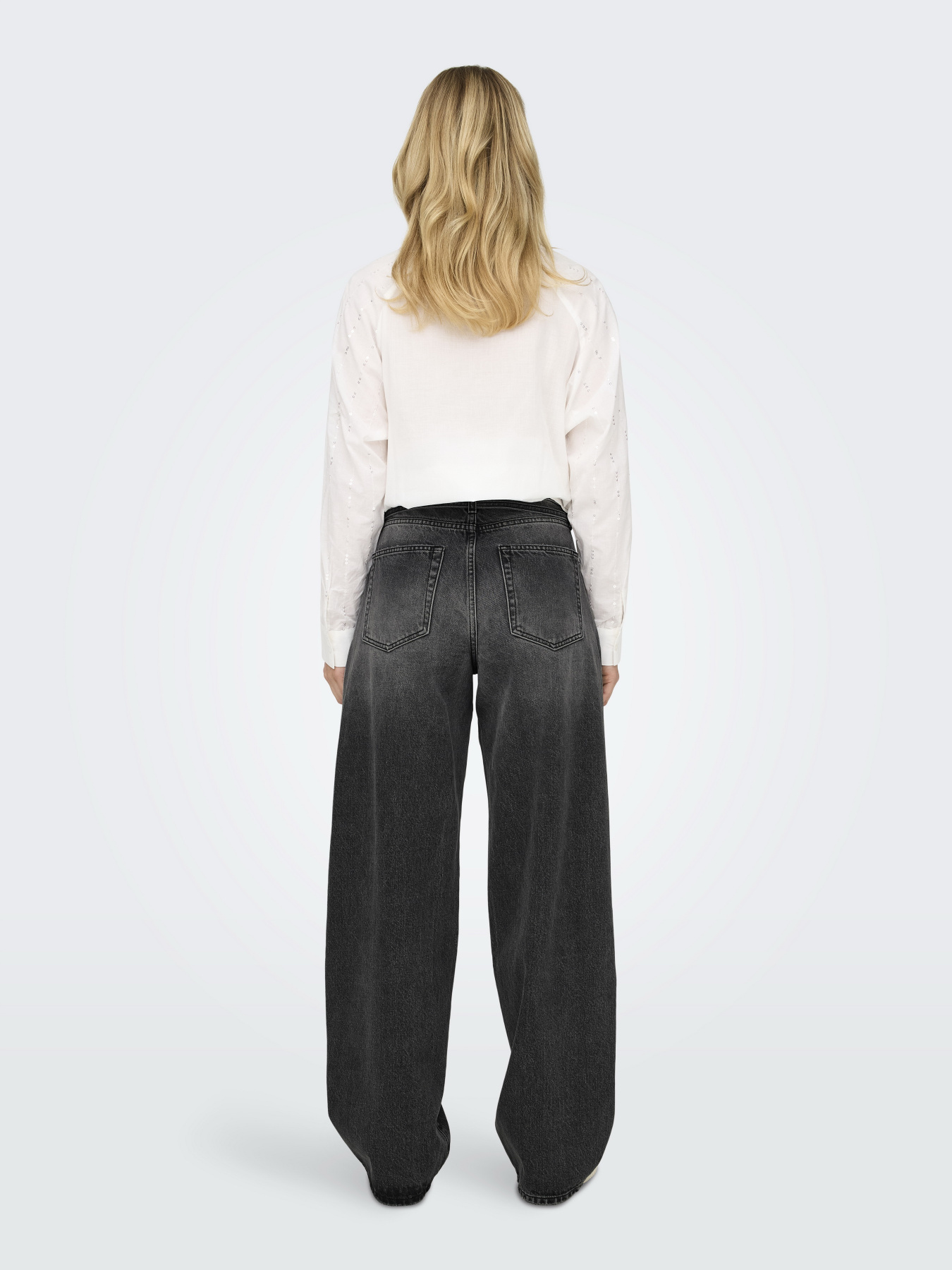 Широкі джинси Only Модель 15347094_Washed Black Фото