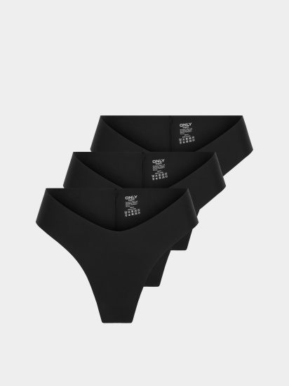 Набір трусів Only модель 15353493_Black X3 - фото