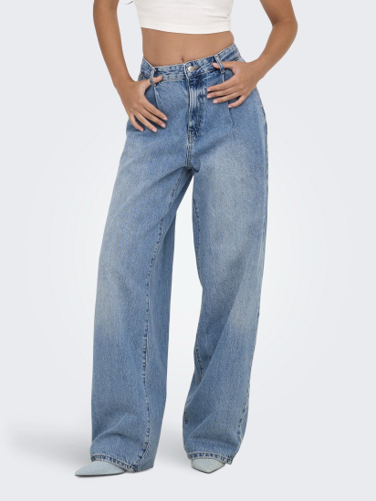 Прямі джинси Only модель 15356810_Light Medium Blue Denim - фото