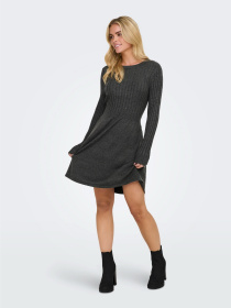 Платье мини Only модель 15306551_Dark Grey Melange Фото