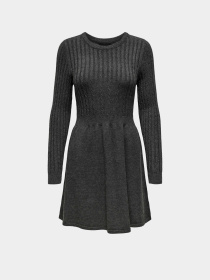 Платье мини Only модель 15306551_Dark Grey Melange Фото