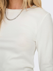 Лонгслив Only модель 15323159_Cloud Dancer Фото