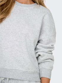 Свитшот Only модель 15338727_Light Grey Melange Фото