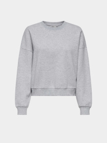 Свитшот Only модель 15338727_Light Grey Melange Фото