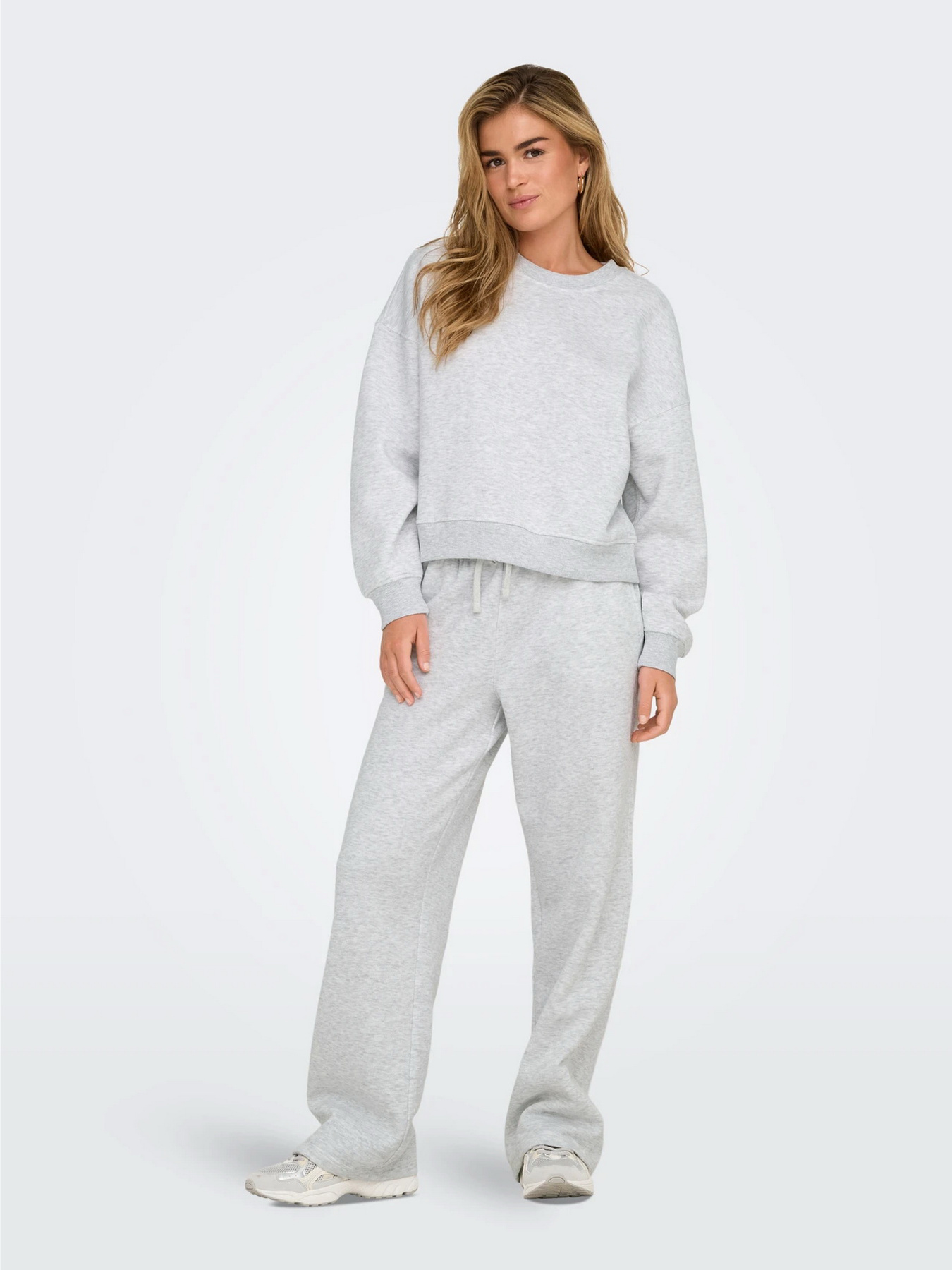 Світшот Only модель 15338727_Light Grey Melange Фото