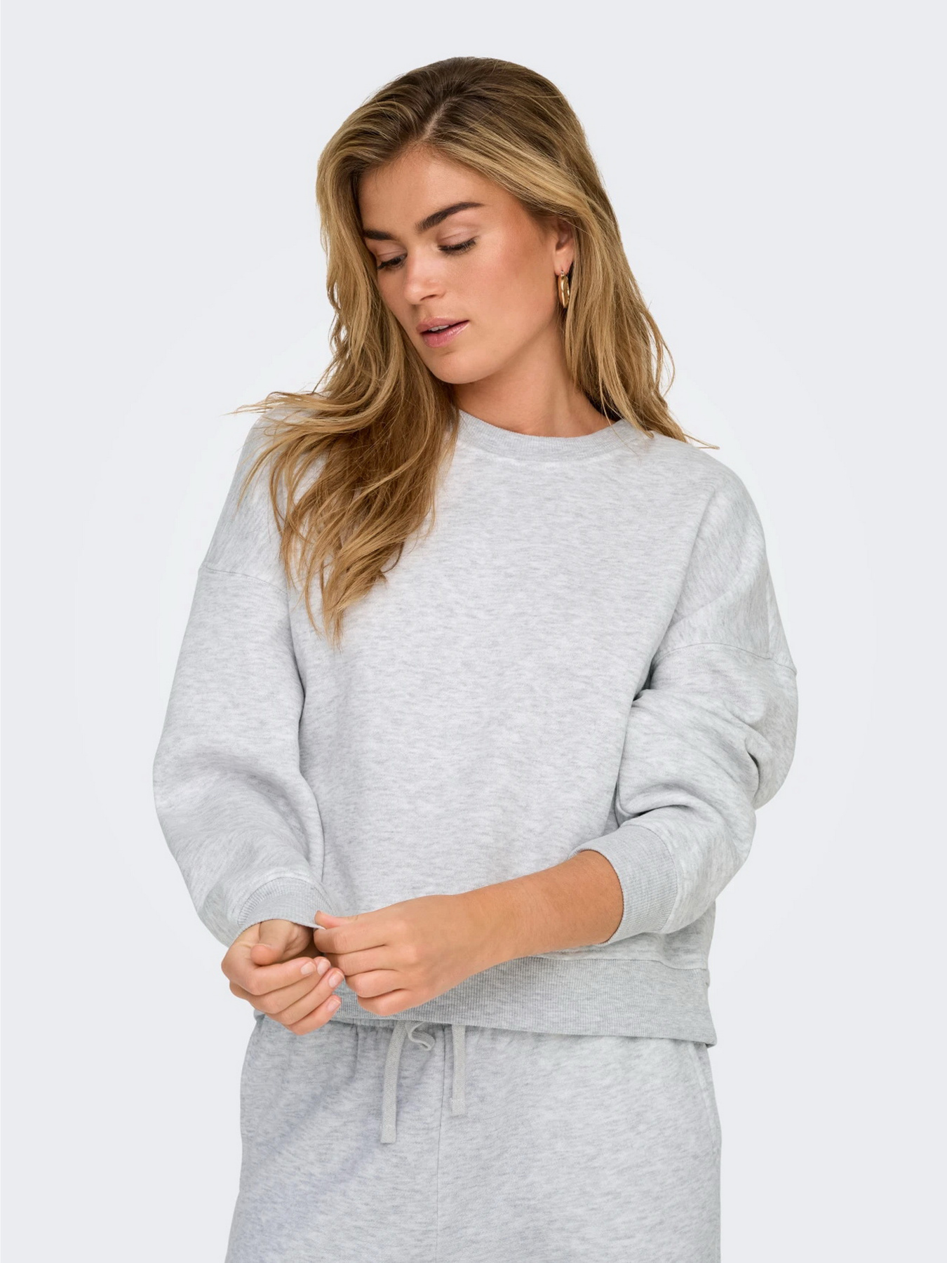 Світшот Only модель 15338727_Light Grey Melange Фото