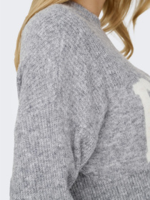 Джемпер Only модель 15339731_Grey Melange  CD PARIS Фото