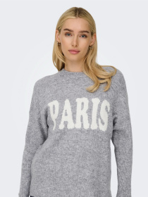 Джемпер Only модель 15339731_Grey Melange  CD PARIS Фото