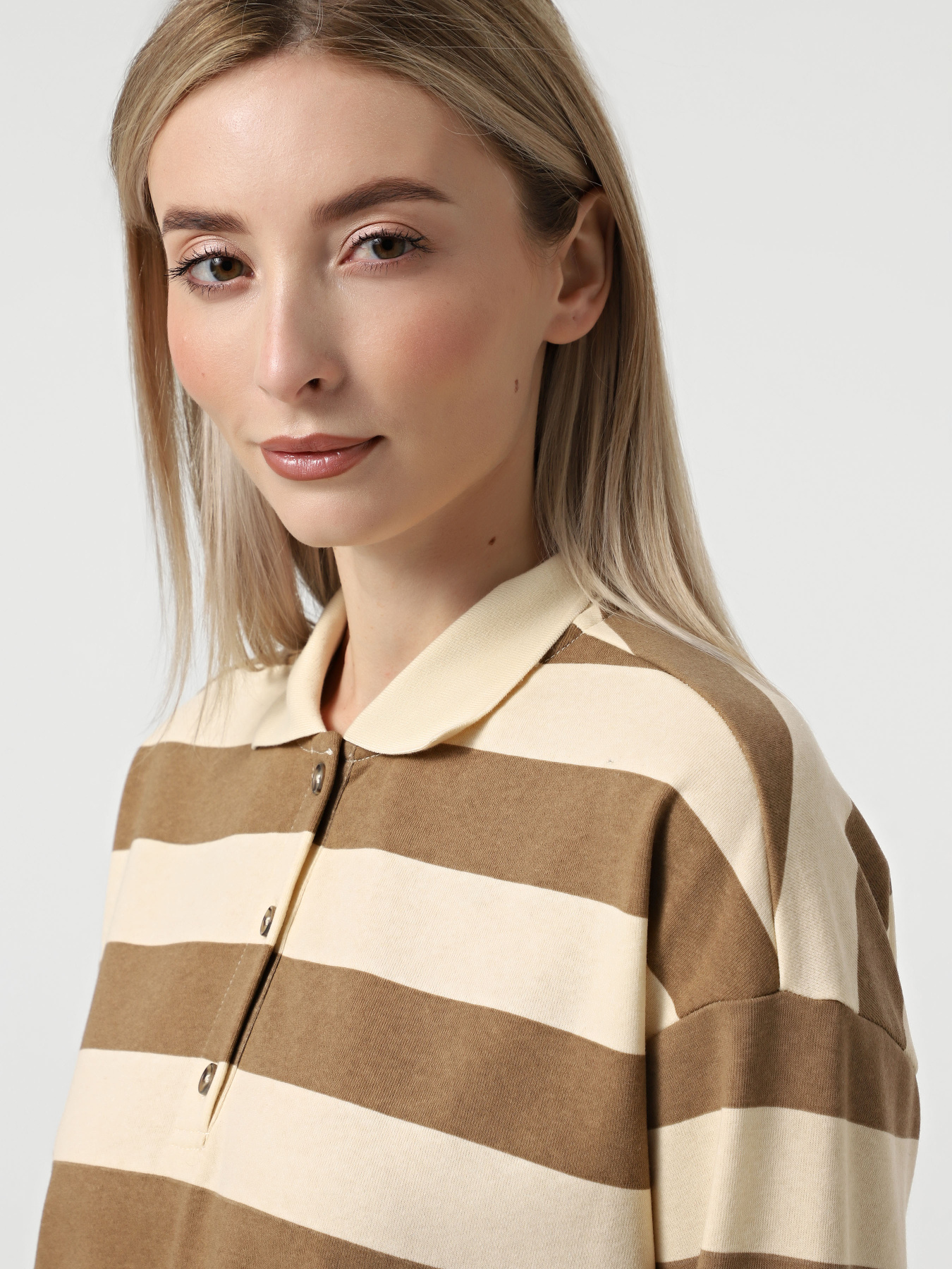 Поло Only модель 15356124_Cocoa Creme Biscotti Фото