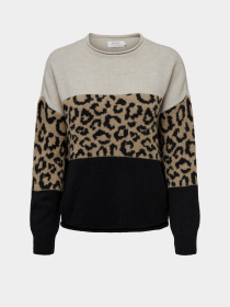 Свитшот Only модель 15294969_Moonbeam Black/Toasted Coc Фото