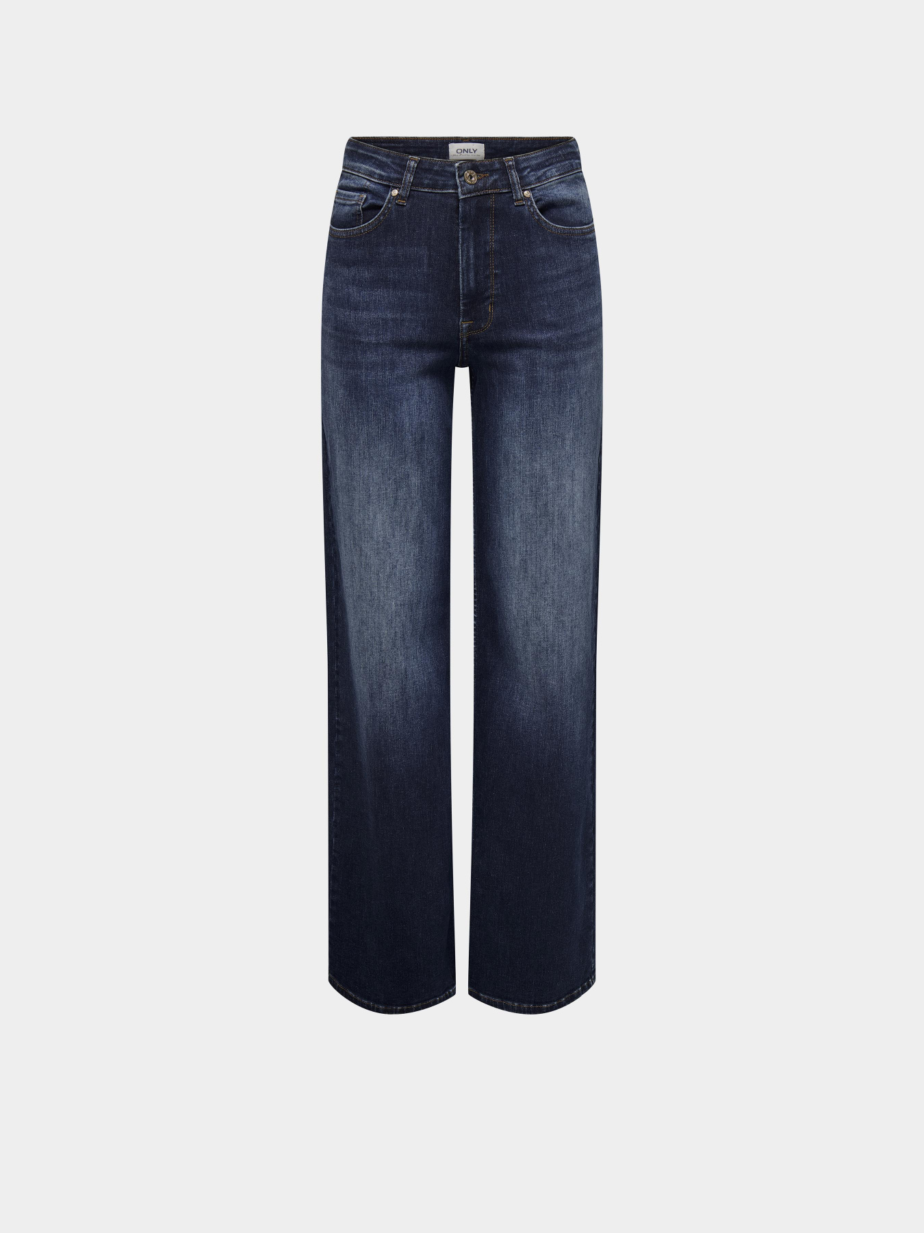 Широкие джинсы Only модель 15318405_Dark Blue Denim Фото