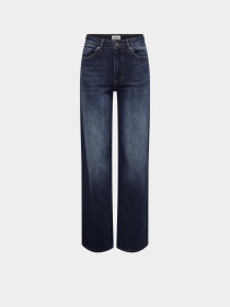 Широкие джинсы Only модель 15318405_Dark Blue Denim Фото