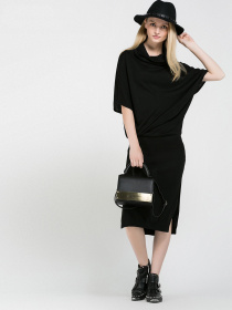 Платье миди Only модель 116146007010_чорний Платье миди Only модель 116146007010_чорний Фото