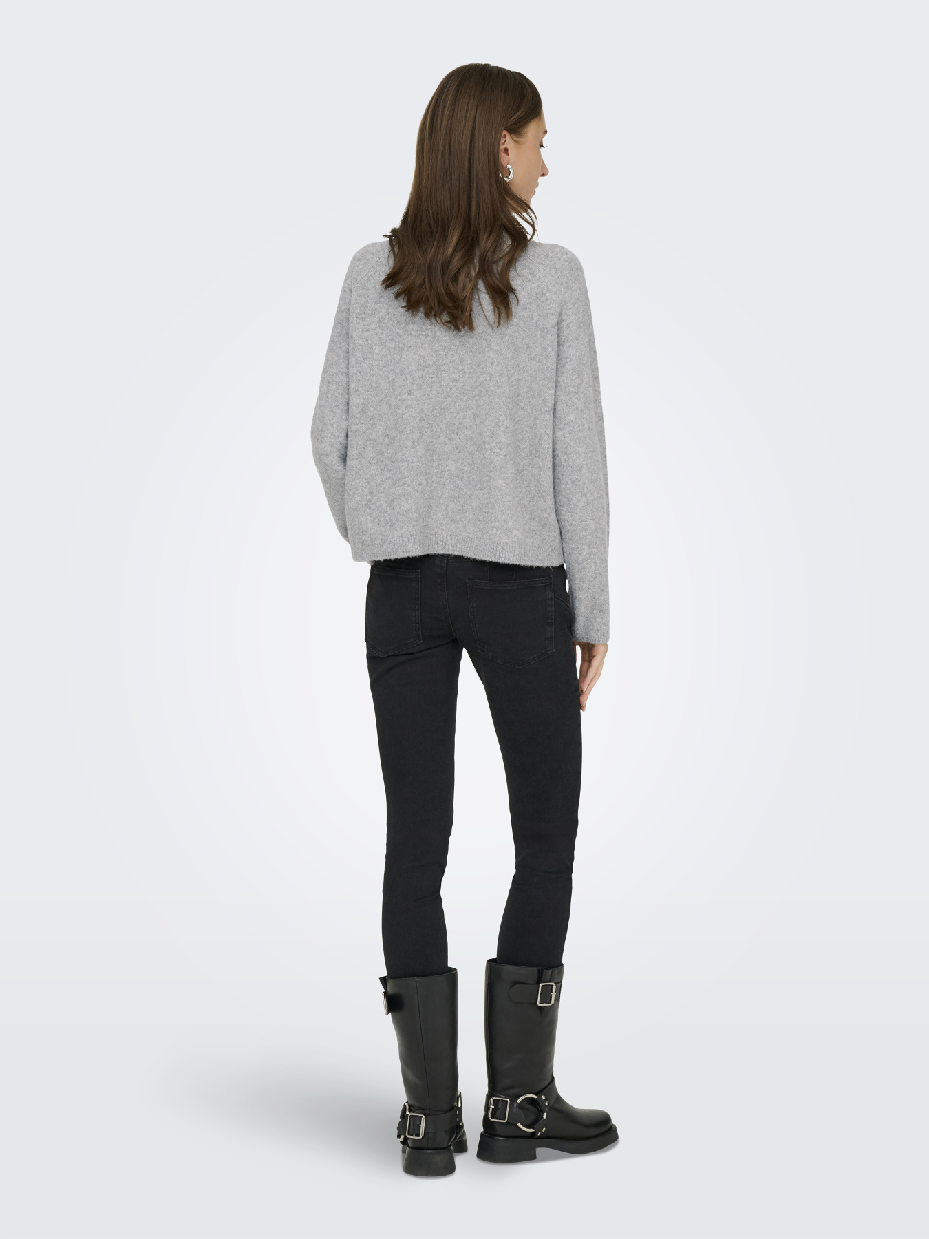 Кардиган Only модель 15344118_Light Grey Melange Фото