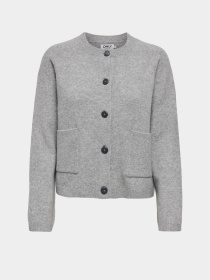 Кардиган Only модель 15344118_Light Grey Melange Фото