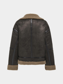 Дубленка Only модель 15348991_Chocolate Torte COCOA CRÉM Фото