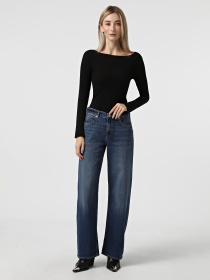 Широкие джинсы Only модель 15354892_Medium Blue Denim Фото