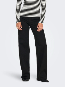 Джинси Only MADISON BLUSH HW WIDE DNM модель 15301338_Black Denim Фото