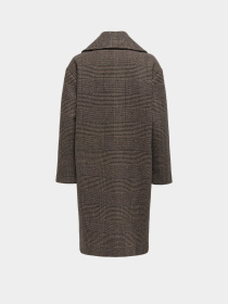 Пальто Only модель 15349086_Seal Brown Check Фото