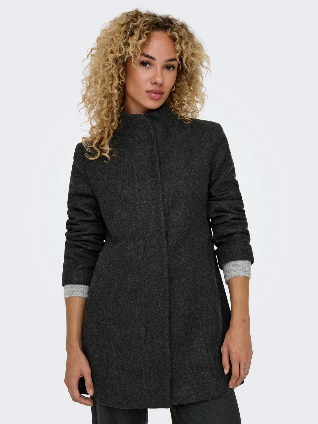 Штани класичні Only модель 15351068_Dark Grey Melange Фото