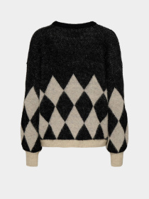 Джемпер Only модель 15353226_Black Biscotti/Melange/Har Фото