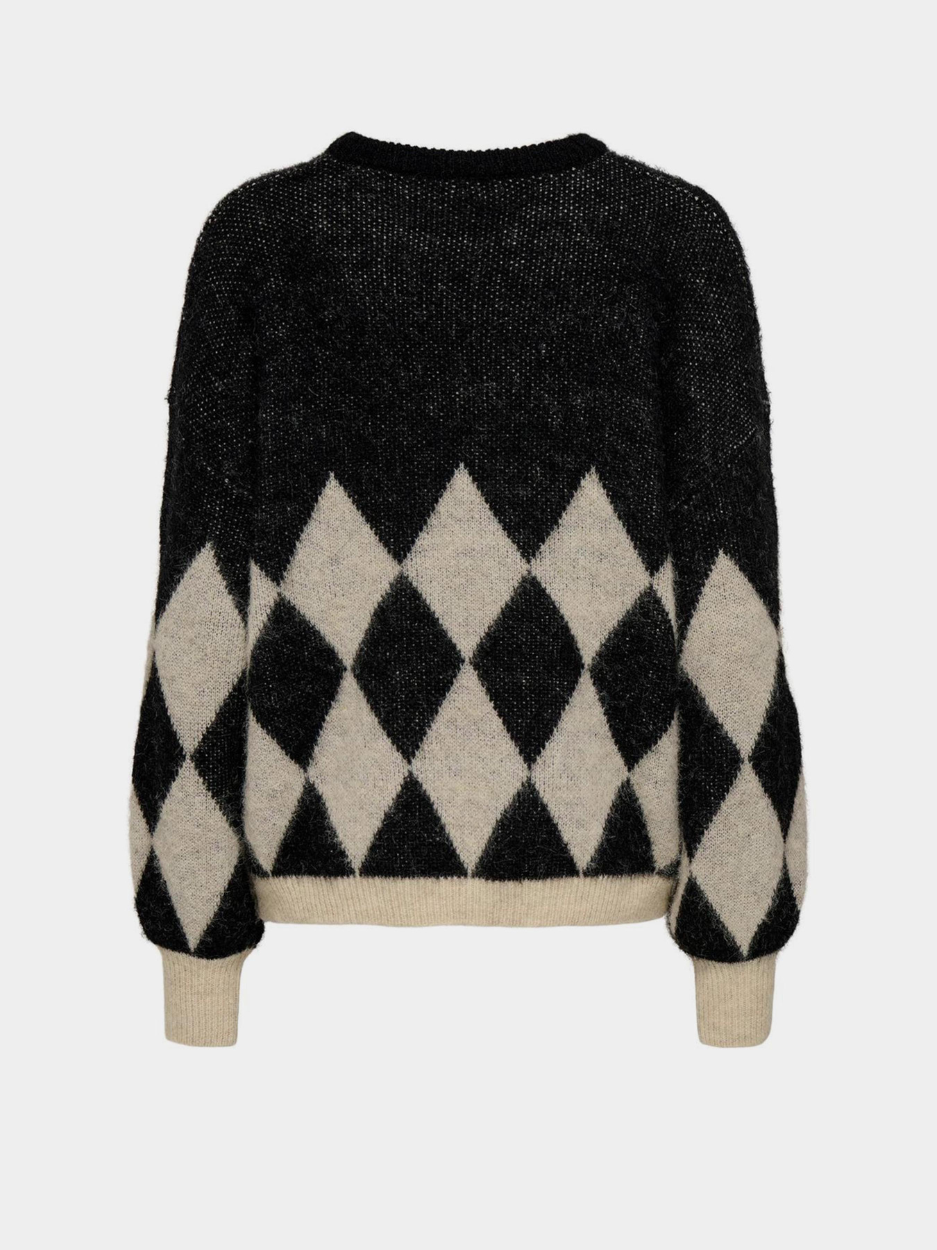 Джемпер Only модель 15353226_Black Biscotti/Melange/Har Джемпер Only модель 15353226_Black Biscotti/Melange/Har Фото