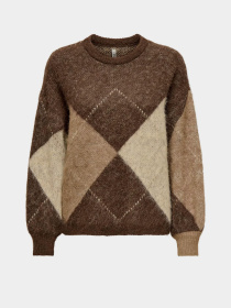 Джемпер Only модель 15353226_Chestnut Biscotti/Melange/ Фото