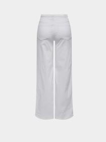 Широкие джинсы Only модель 15310632_White Широкие джинсы Only модель 15310632_White Фото
