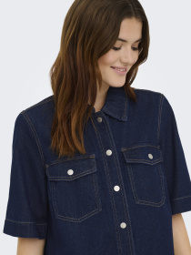 Сукня міні Only модель 15324384_Dark Blue Denim Фото