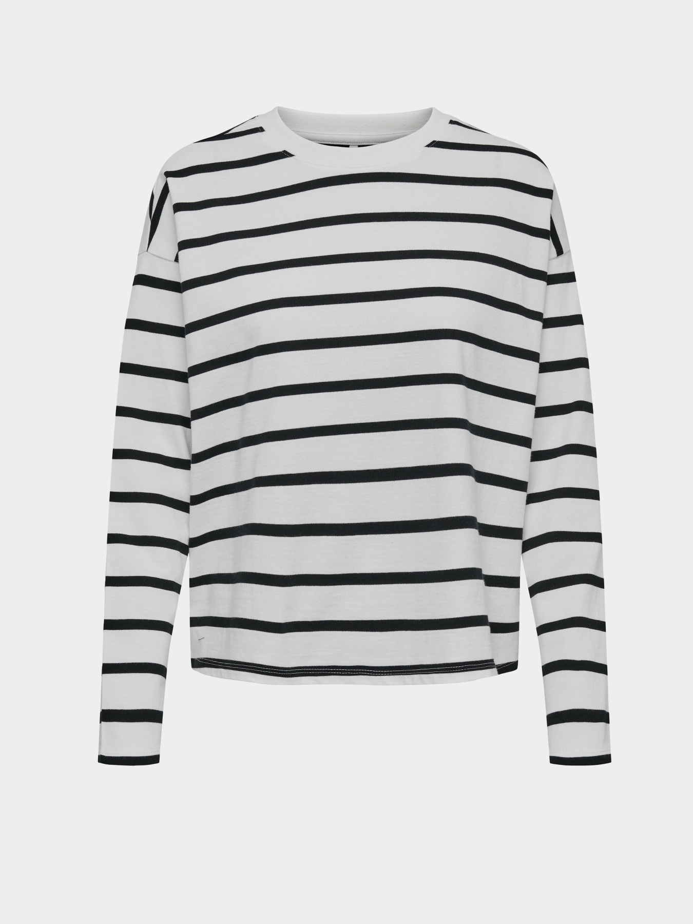 Лонгслив Only модель 15310399_Cloud Dancer Black Лонгслив Only модель 15310399_Cloud Dancer Black Фото