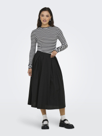 Спідниці Only MAILA LONG PLEAT SKIRT модель 15369555_Black Фото