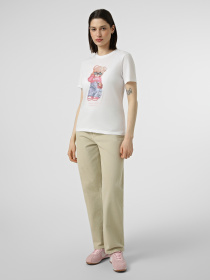 Футболки и поло Only KITA BEAR S/S TEE модель 15375338_Bright White Beary fabulou Фото