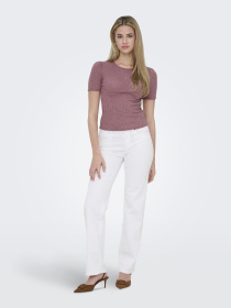 Джинси Only BLUSH MID STRAIGHT DNM модель 15337793_White Фото