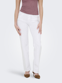 Джинси Only BLUSH MID STRAIGHT DNM модель 15337793_White Фото