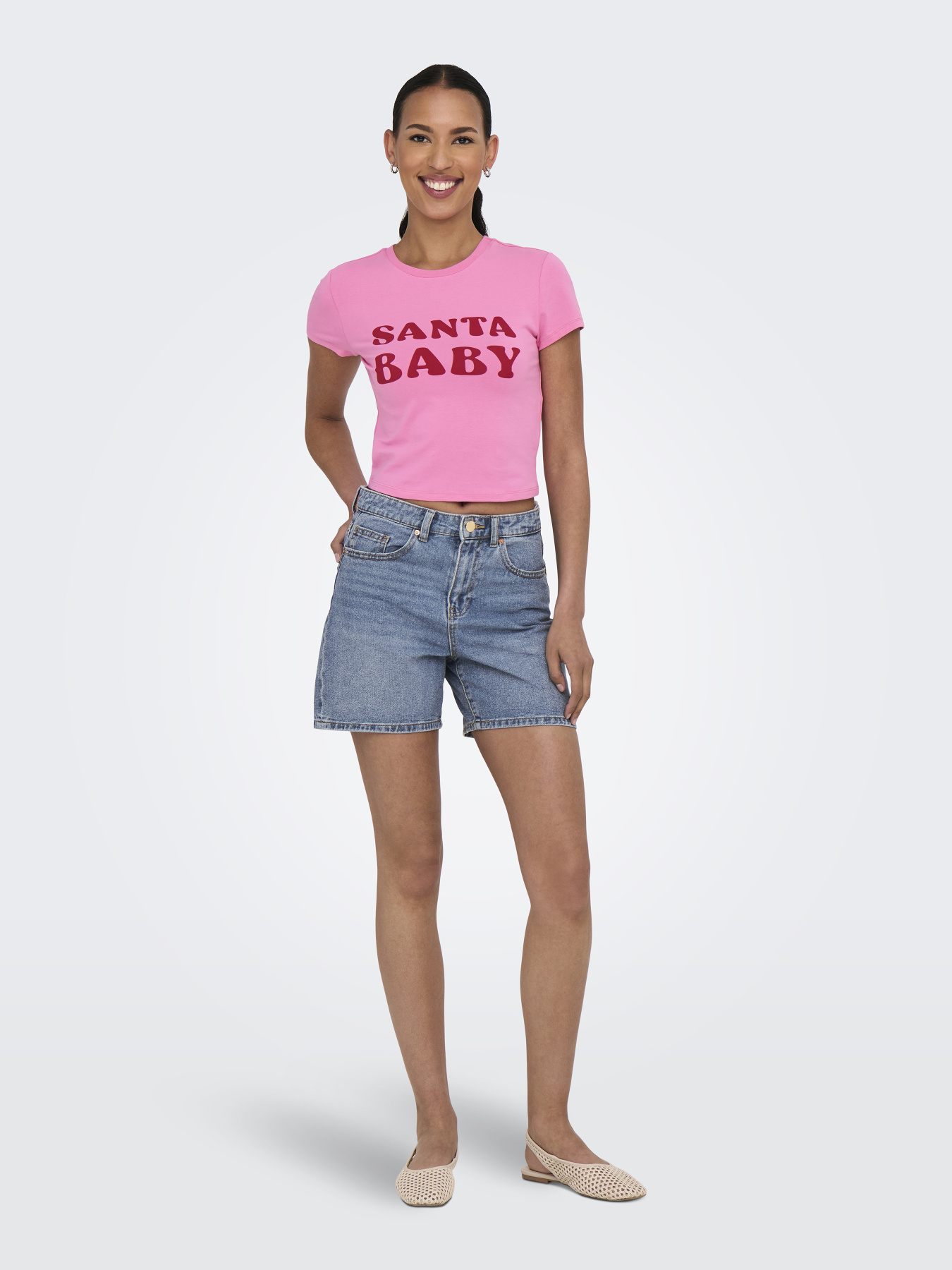 Шорты Only PHINE DNM SHORTS модель 15196224_Light Blue Denim Фото