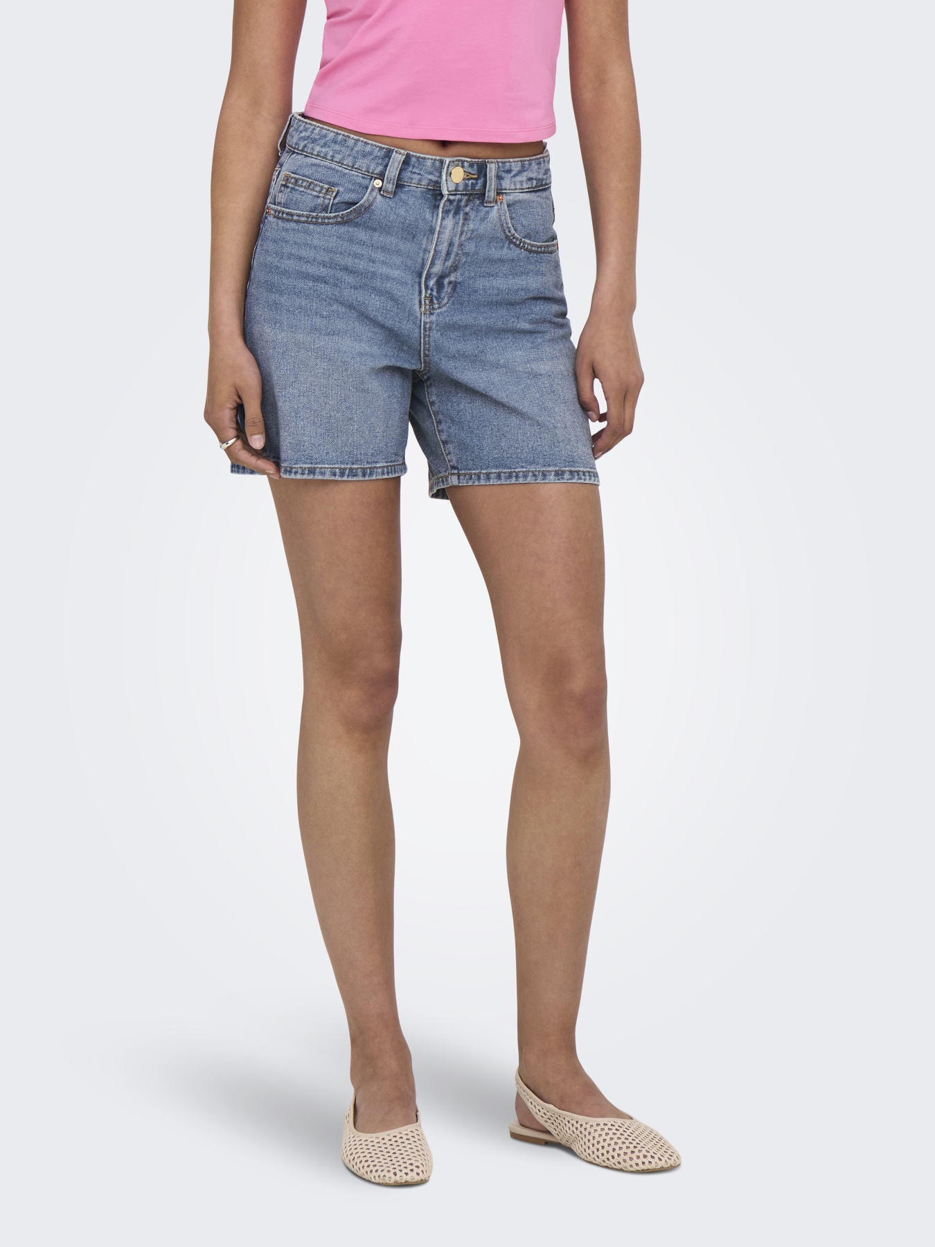 Шорты Only PHINE DNM SHORTS модель 15196224_Light Blue Denim Фото